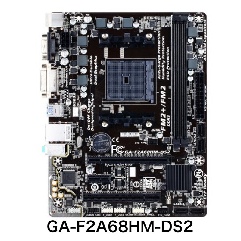 For Gigabyte GA-F2A68HM-DS2 Desktop Motherboard DDR3 FM2+ M-ATX Mainboard 100% Tested OK Fully Work 