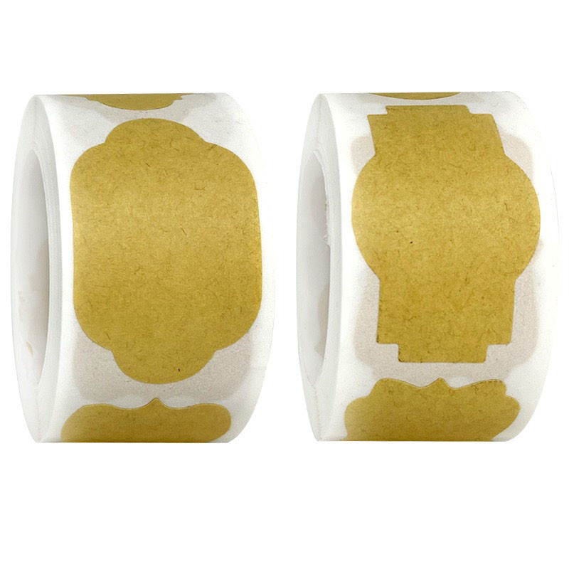 

250 Pcs Gift Tags Stickers Name Labels Stickers, Self-Adhesive Handmade Bottle All-Purpose Jar Labels for Presents Cosmetic Deco