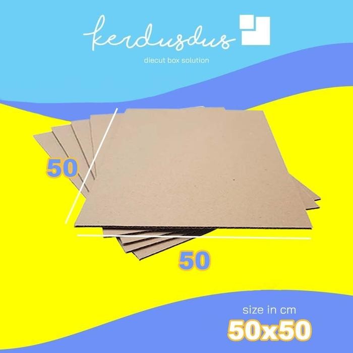 

50x50 cm kardus carton karton LEMBARAN packing packaging