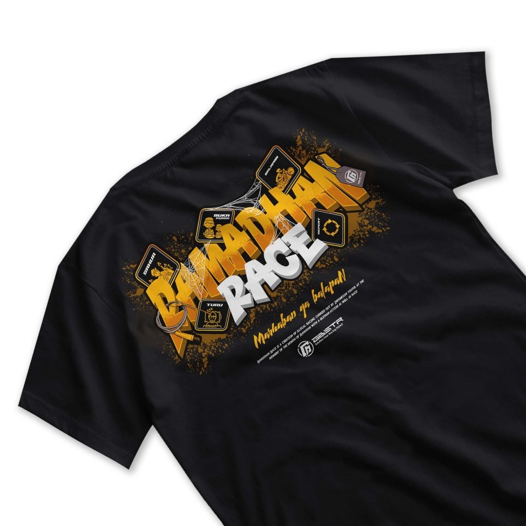 Kaos Ramadhan Race Marhaban Ya Balapan Baju Tshirt Ramadan Race Racing Distro Motor Herex Balap Drag