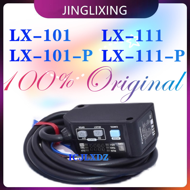 

1pcs/lot New Original LX-111 LX-111-P LX-101 LX-101-P LED digital color label Photoelectric color label sensor In stock