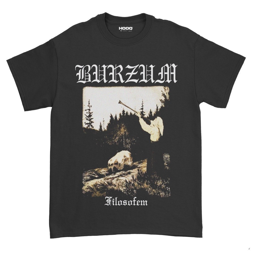 KAOS BAND BURZUM - FILOSOFEM / KAOS MUSIK BURZUM / UNISEX / COD / T-SHIRT BURZUM bahan tebal