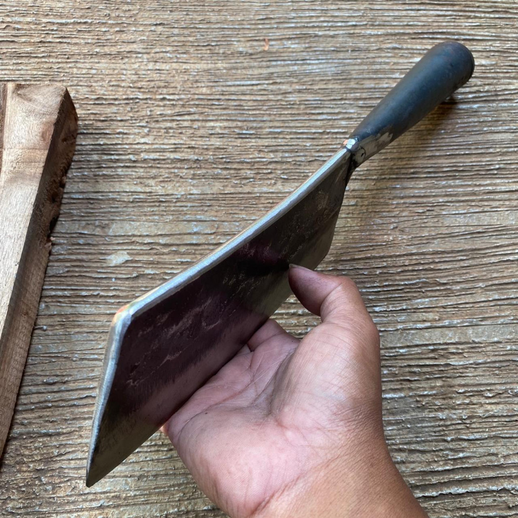 pisau daging baja asli/ pisau ayam/ pisau daging