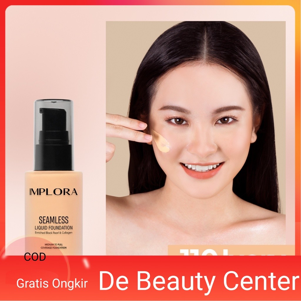 Implora Seamless Liquid Foundation Di Jamin Original | Di Jamin Original