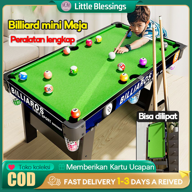 【Bahan yang menebal】Billiard mini Meja billiard Mainan biliar anak -anak mini Meja Billiard Mini【122