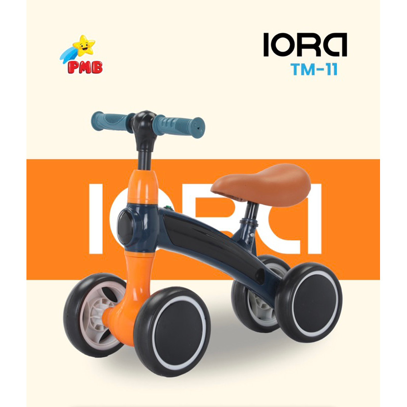 TINATAH Sepeda Balance Bike Pmb Iora Tm06 Tm11 Tm12 Ride On Mainan Mobil Anak Toys Berkendara Kado M