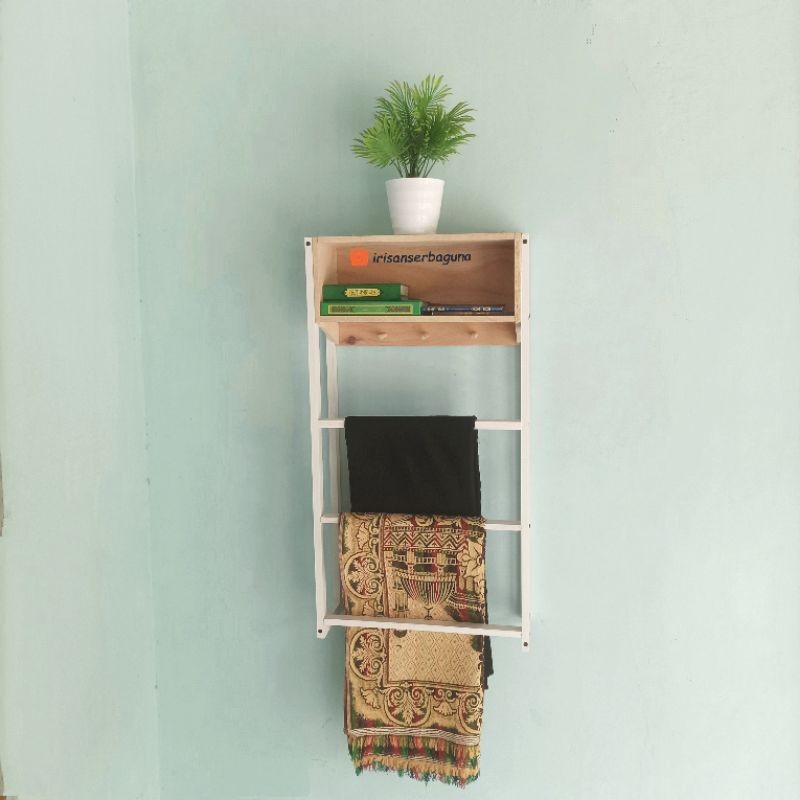 Rak Mukena Gantung, Sajadah, Alquran