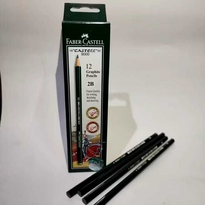 

PENSIL 2B FABER CASTELL ( 1 pack isi 12 pensil ) untuk ujian komputer / FABER CASTEL