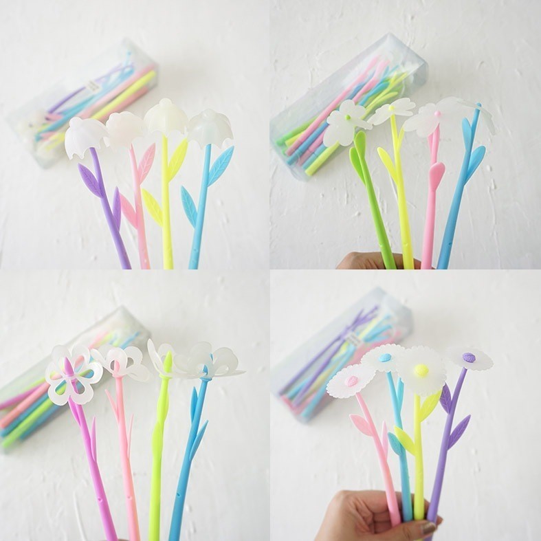 

BOLPEN BUNGA GLOW IN THE DARK/ PULPEN INUL/ BOLPOIN GEL