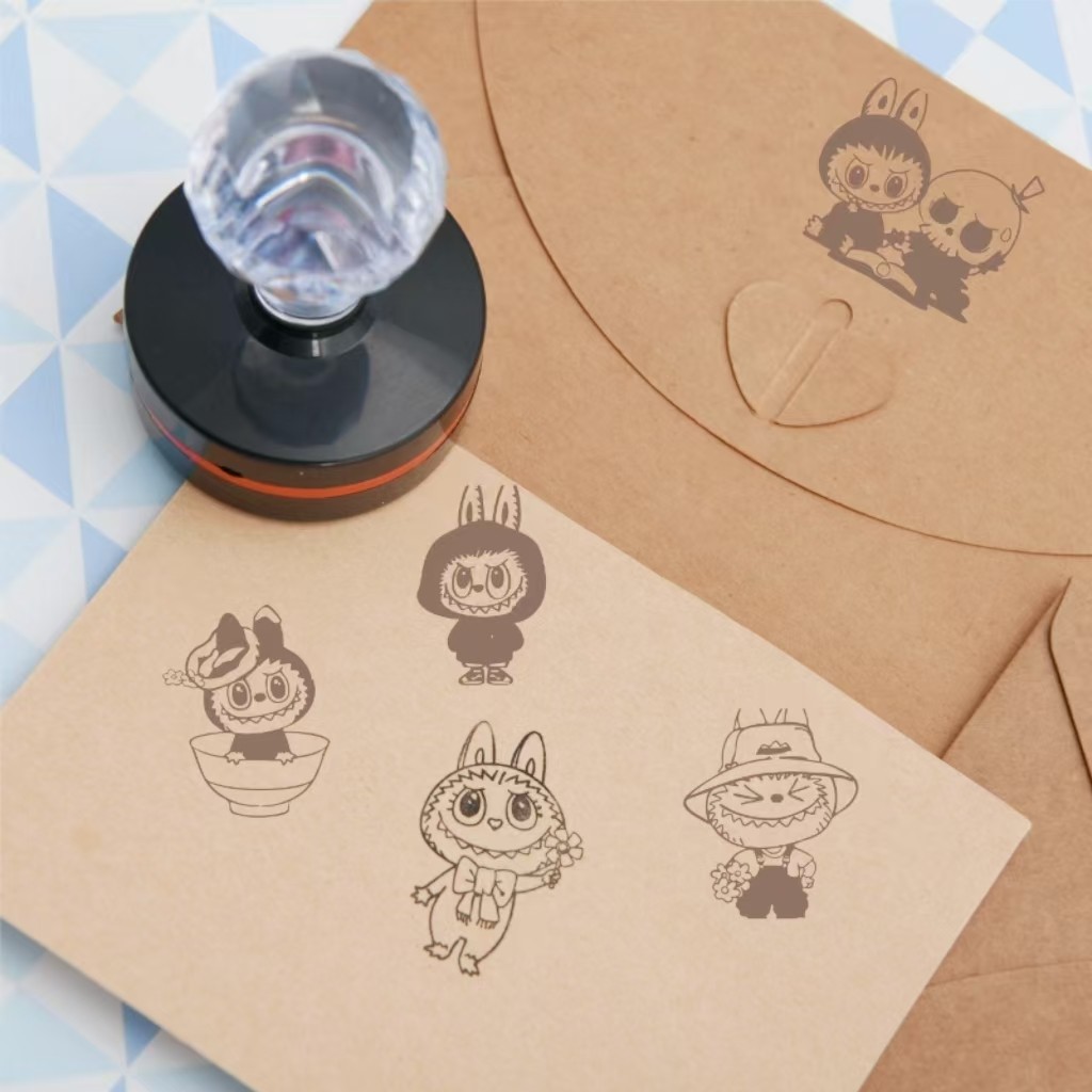 

Custom Logo Stamp - Personalized Business Stamp for Gift Cards/Packaging - Wax Seal & Envelope Stamp