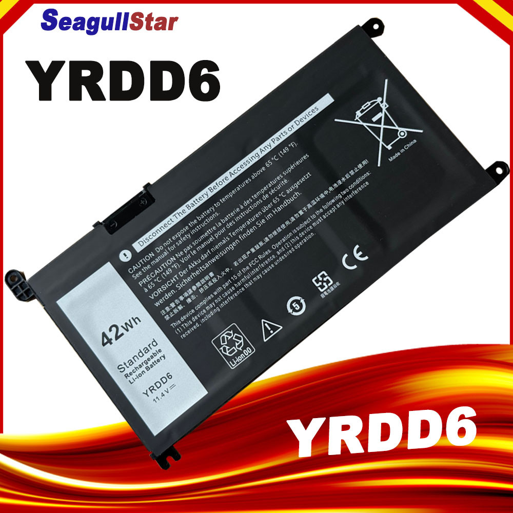 

YRDD6 3680MAH Laptop Battery For Dell Latitude 3400 P120G P111G P90F for Inspiron 5490 5491 5493 5498 Series 11.4V 42WH Battery