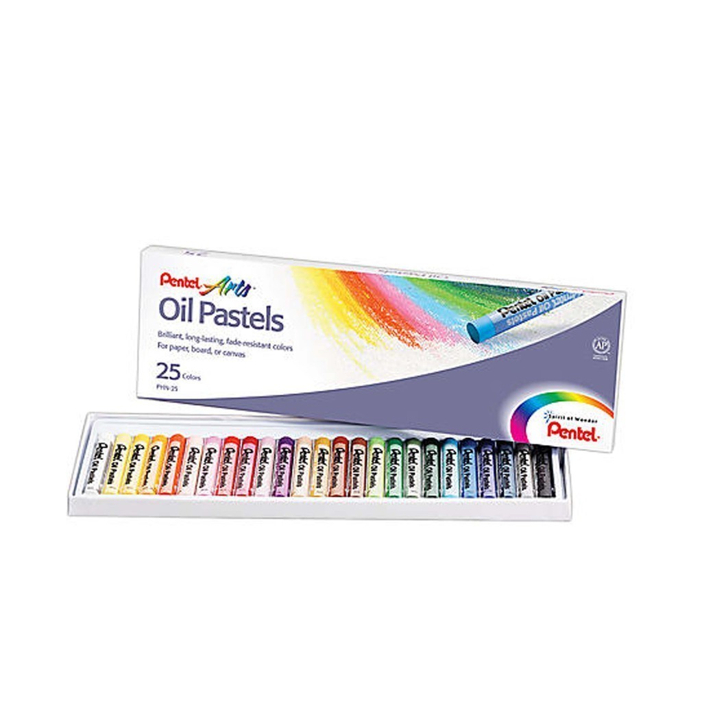 

Pentel Oil Pastel Crayon 25 Colors Krayon Warna Berkualitas