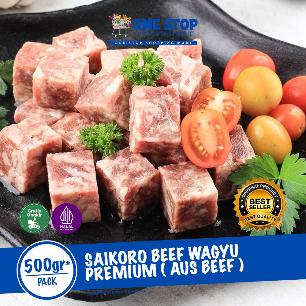 

SAIKORO BEEF WAGYU PREMIUM 500GR AUS BEEF