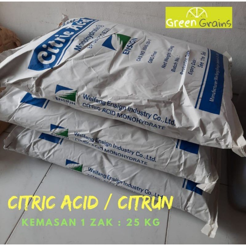 

Ready stock Citric Acid Monohydrate /asam sitrat / sitrun (500 g)