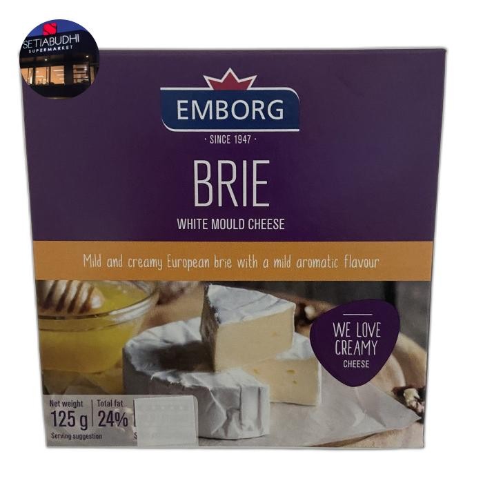 

EMBORG BRIE CHEESE 125 GR