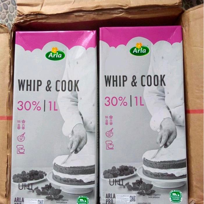 

arla whiping cream kemasan 1 liter - arla whip &cook
