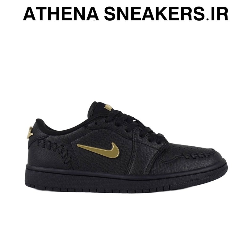 Sepatu NK Air Jordan AJ 1 Low Method Black Metallic Gold BNIB Original