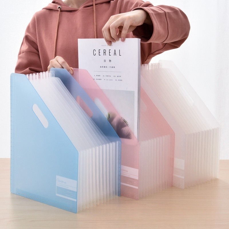 

Map Bertingkat Multifungsi untuk Siswa, Tas Akordeon dengan Label Kategori, Kotak Penyimpanan Ujian, Kantong Pengatur, Kapasitas Besar