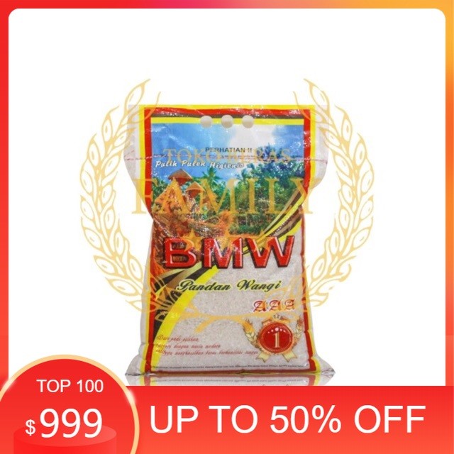 

Beras BMW Pandan Wangi Premium & Super Premium (15kg-25kg)