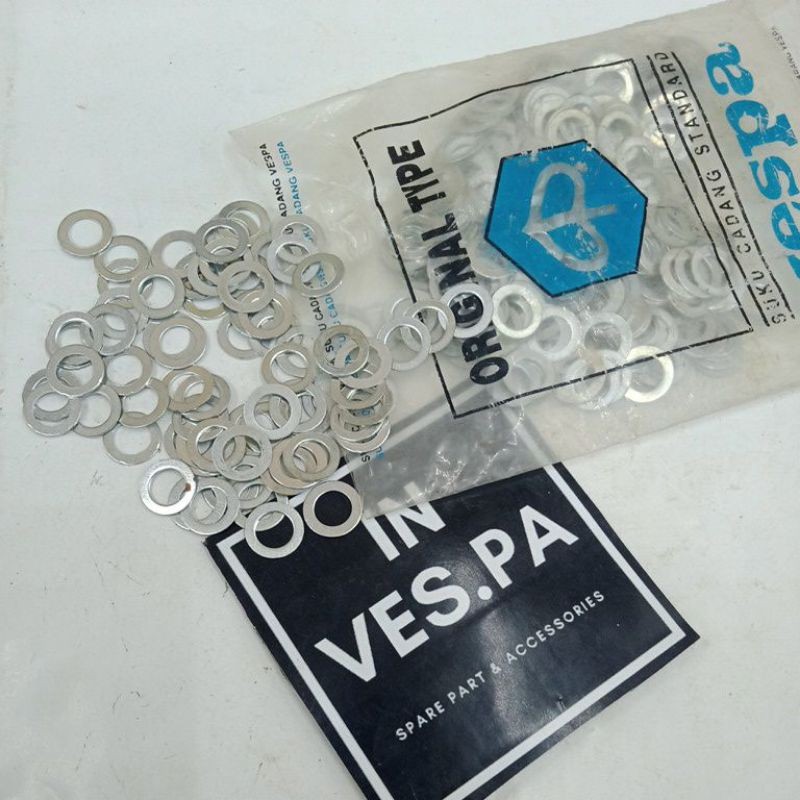 ring plat 7mm untuk baud kunci 11 cocok buat crank case mesin vespa vbb super sprint bajaj pts etc