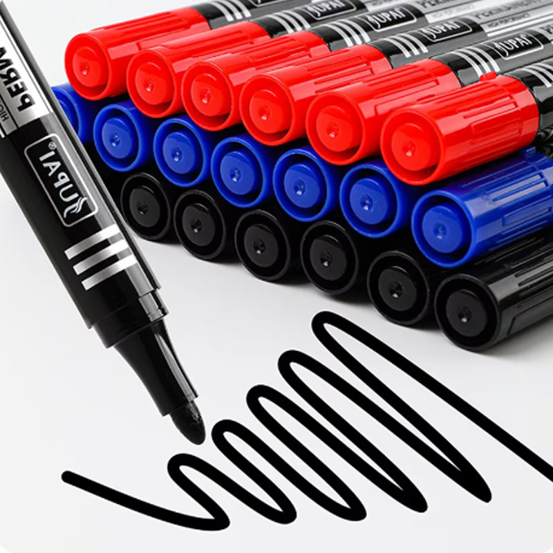 

3/6PCS Twin Tip Markers Pens Manga Waterproof Double Sided Colored Oily Ink Sketch Painting Art School Supplies Stationery