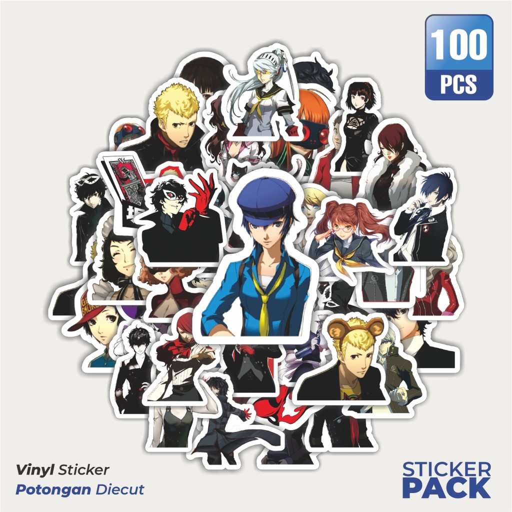 

Super Hemat! 100 PCS Stiker Video Game Series Person A5 V2 Waterproof Aesthetic- Untuk Laptop, Motor, dan Helm - Paper Stationery Pack