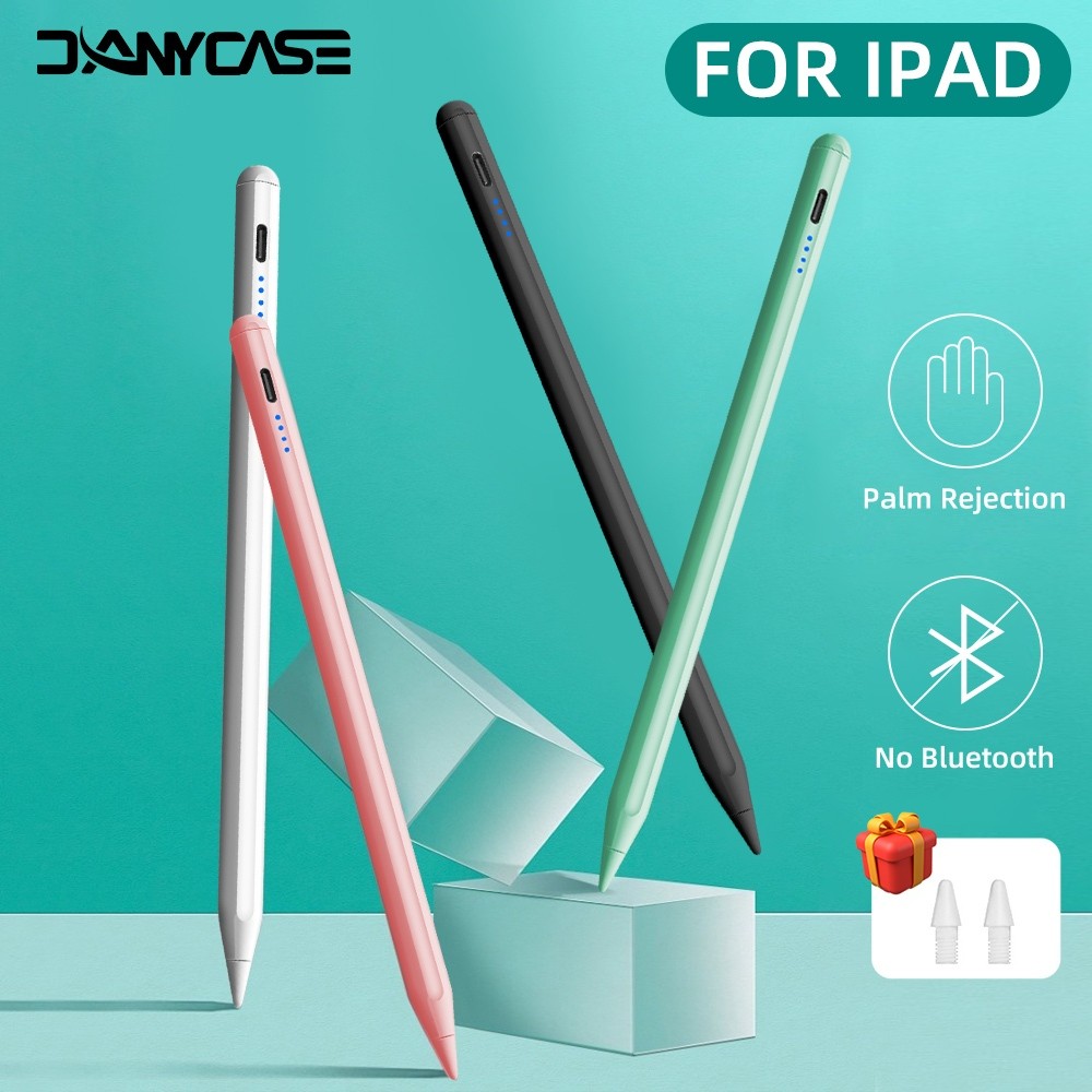

DANYCASE Stylus Pen air3/4/5 mini5/mini6 9th/10th/6th/7th/8th Gen pro11 Upgraded With Palm Rejection Magnetic Function Pencil for ipad 2018-2022 above