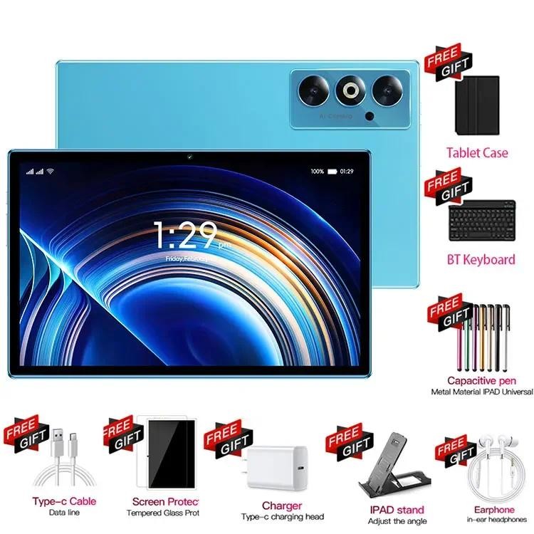 New Original Android Tablet S25 Android 14 Snapdragon 888 22GB+2TB 5G Tablet 10.1-inch Portable HD S