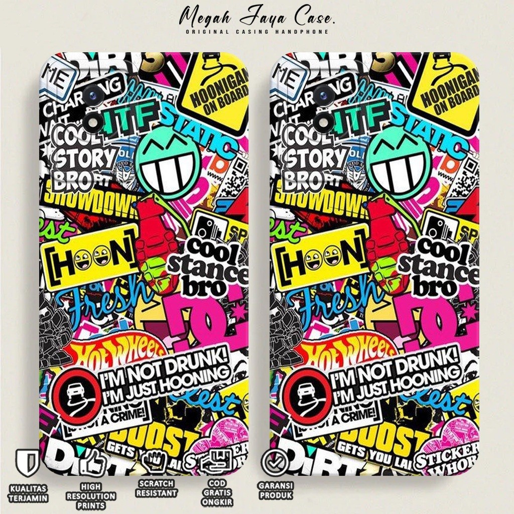 Softcase Hp VIVO Y02 / Y02A / Y02T - Case Hp VIVO Y02 / Y02T / Y02A Motif GRAFF - Casing Hp VIVO Y02