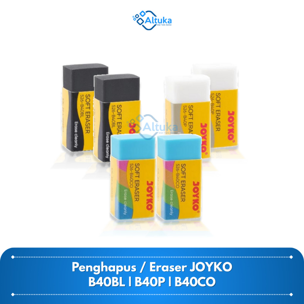 

Penghapus Putih / Eraser Stip Joyko B40 Ukuran Kecil