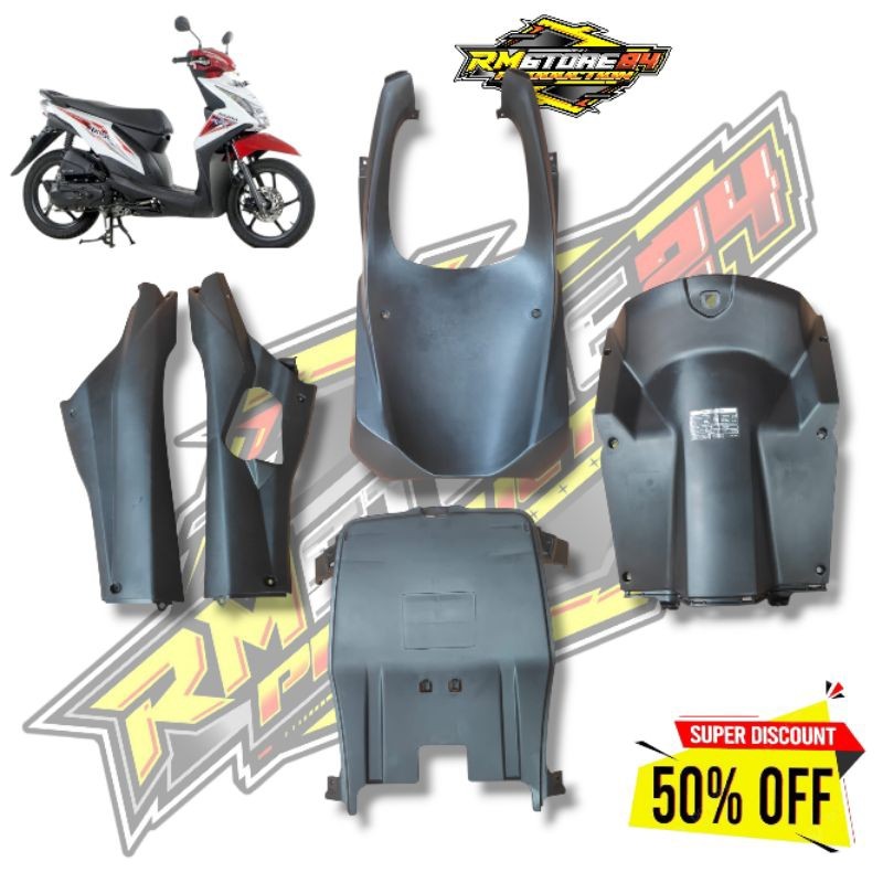 Paruh + Kolong + R/L + Dek Kunci Bawah - Motor Honda Beat Fi Tahun 2013 2014 2015 stater halus/kasar