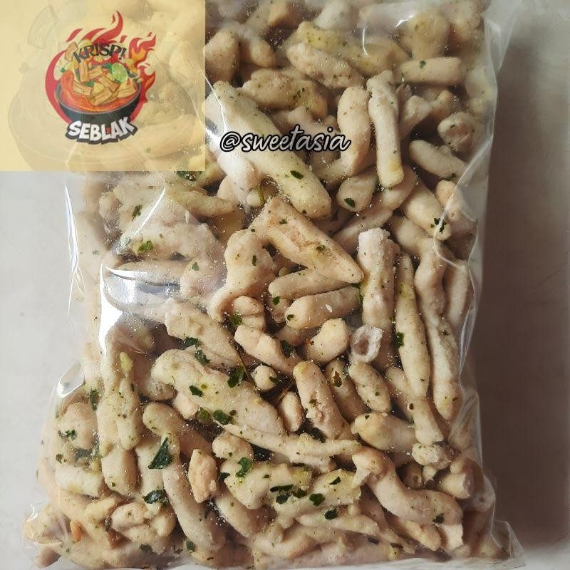 

Seblak krispi basreng daun jeruk - gurih, original, bikin nagih!