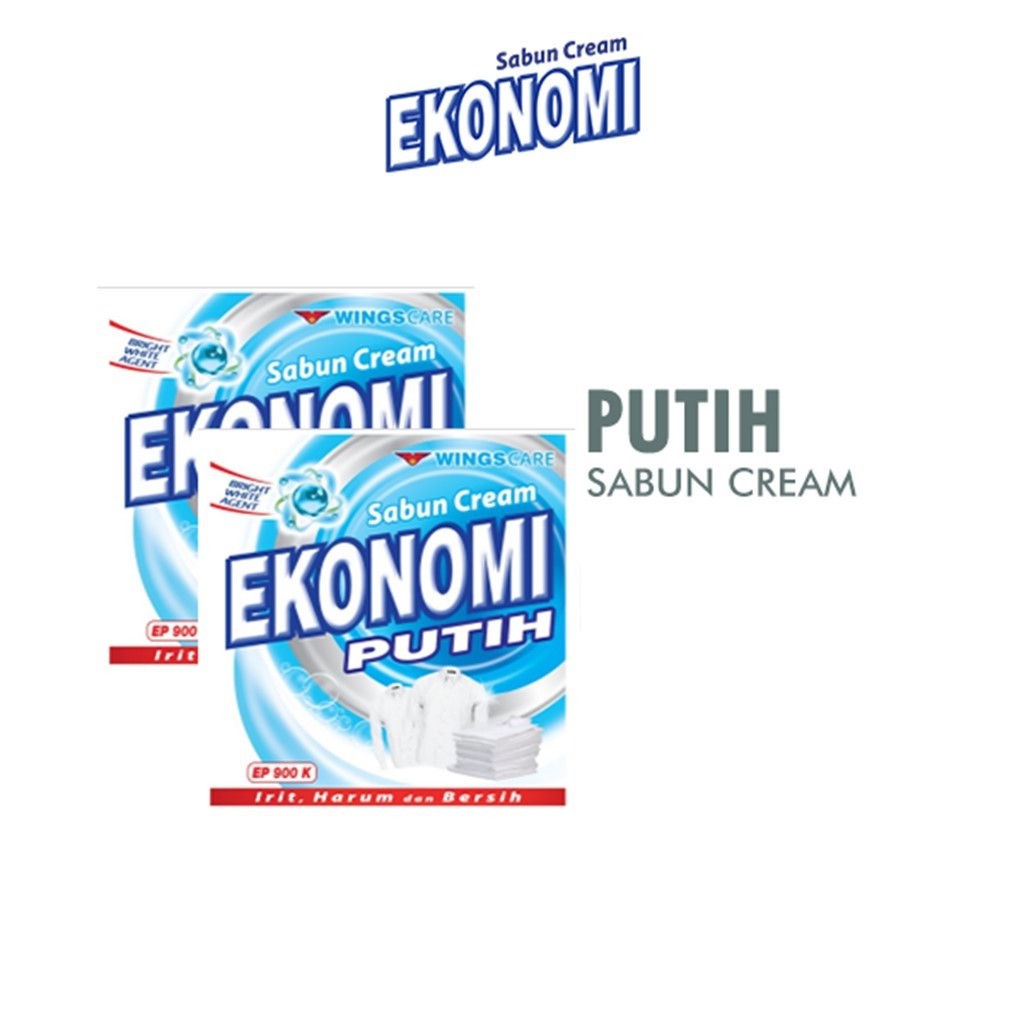 

Ekonomi Cream Deterjen Putih 380 gr x2