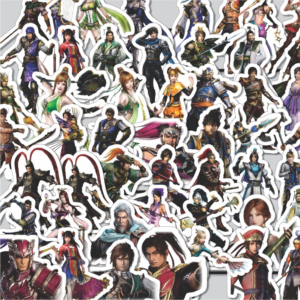 

Stiker Cutting Pack Stiker Gamae Series Dynasty Warriors Character Mix 3 Isi 100Pcs Series Aesthetic Lucu Keren Untuk Koper Bahan Vynil