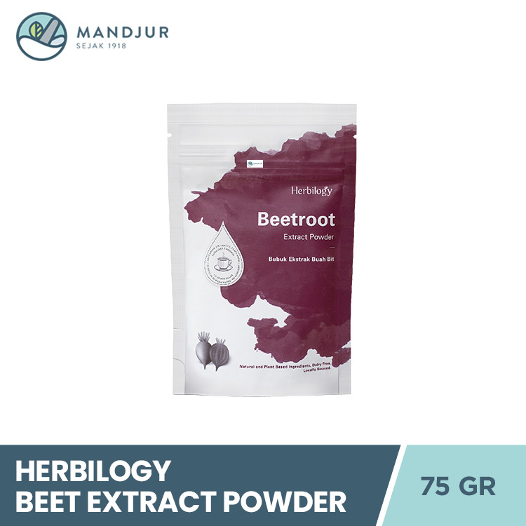 

Herbilogy Beet Extract Powder 75 gr - Bubuk Ekstrak Buah Bit
