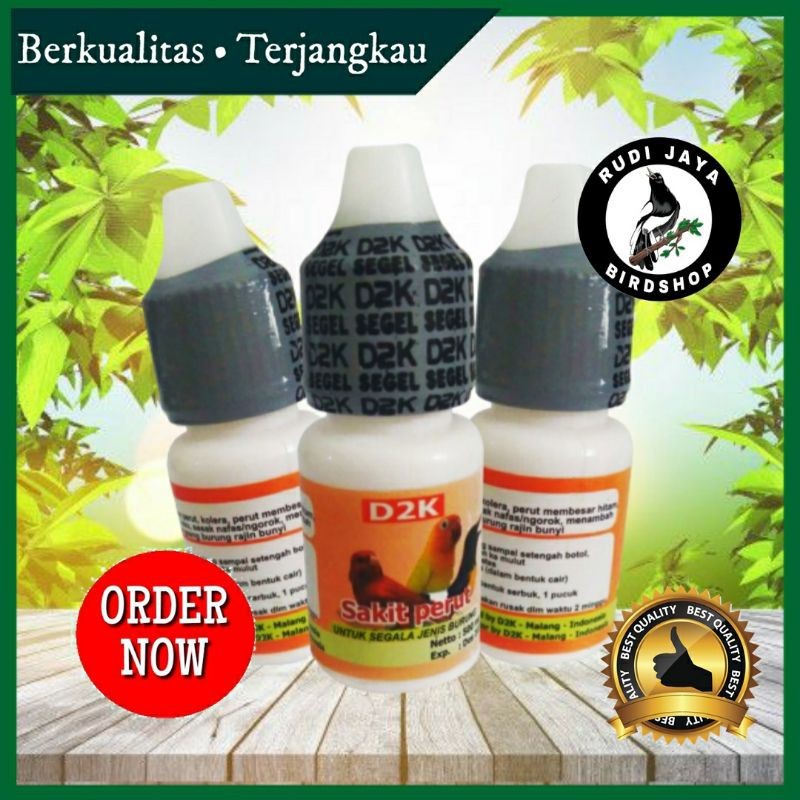 READY SAKIT PERUT D2K VITAMIN OBAT BURUNG SAKIT GANGUAN PENCERNAN KOLERA LESU SESAK NAFAS JADI SEHAT