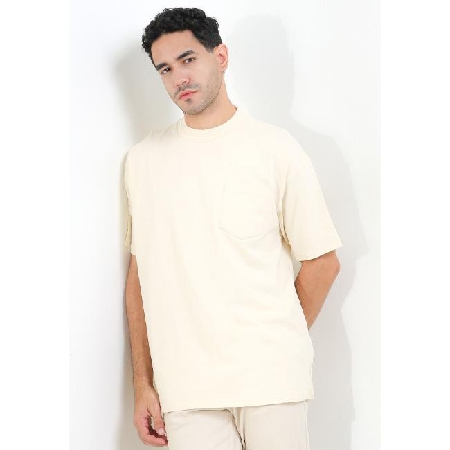 Obermain Kaos Pria FRANKIE Off White OPC25031OW