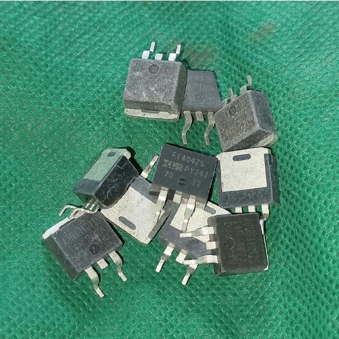 mosfet polariti irf1404zs 190a 40v f1404zs f1404 irf 1404 1404zs fet smd tempel kutu micro tr transi