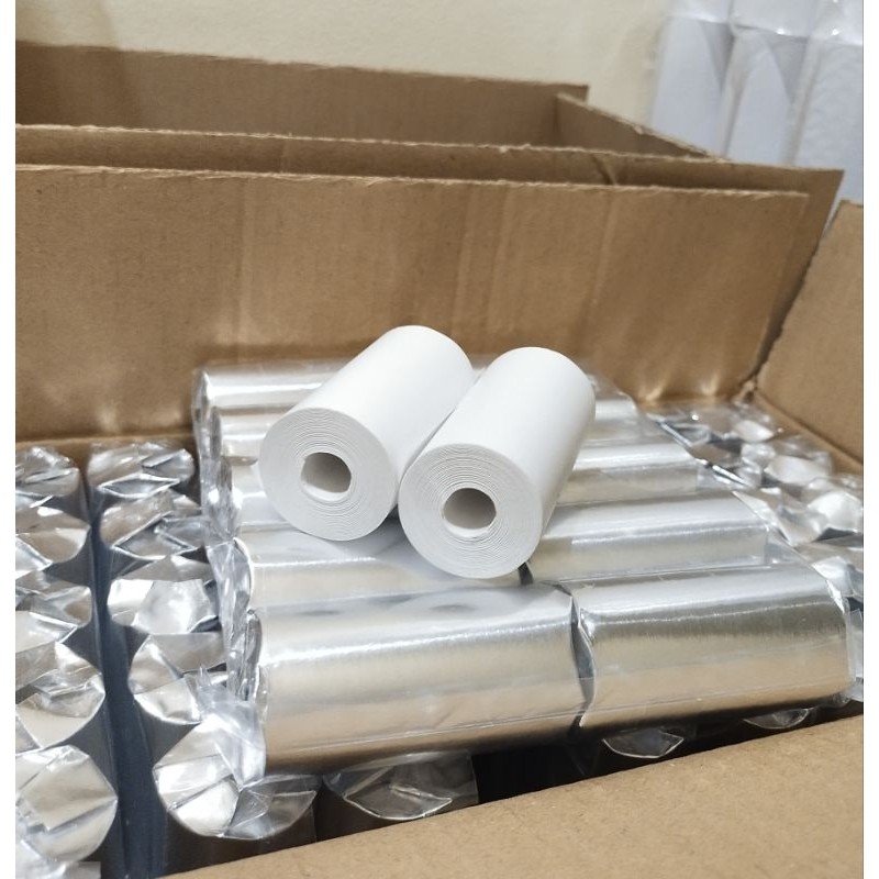 

kertas thermal 57x30 polos per 1 karton isi 100 pf