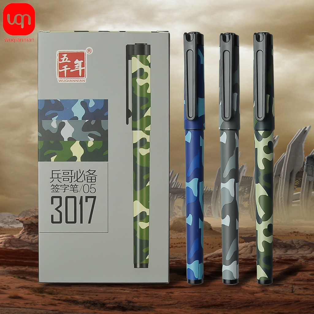 

Camouflage Design Gel Ink pen 0.5 Black Ink Office School And Office Stationery Supplies