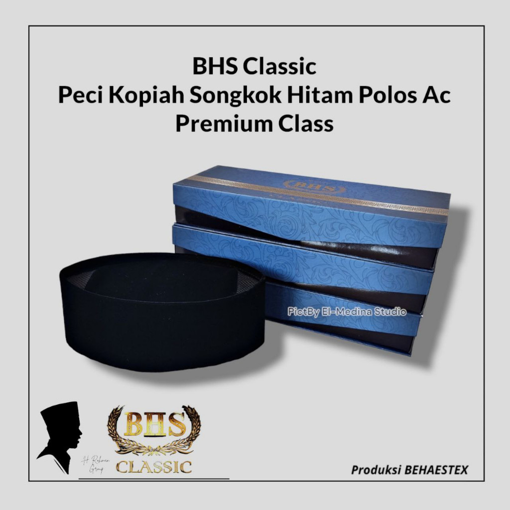 Songkok BHS Classic Original | Peci BHS AC | Kopiah BHS Asli