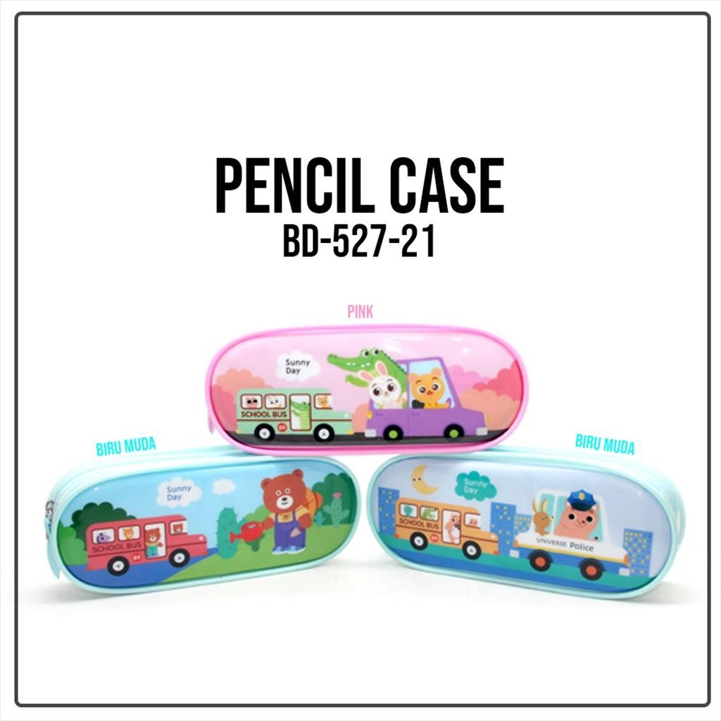 

❤️️Kotak Pensil Kulit XIAOLINGJIN / Kotak Pensil Resleting Fancy❤️️