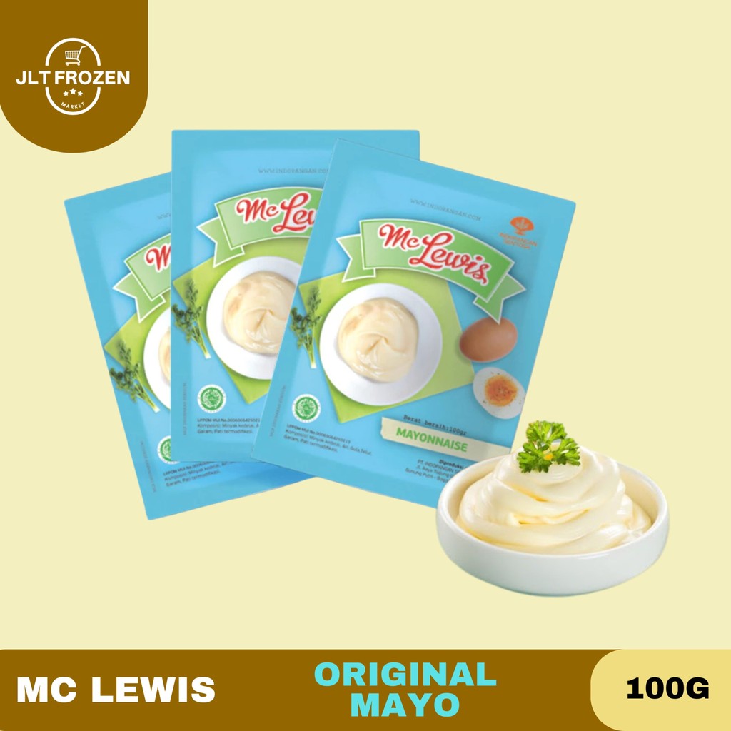 

Mc Lewis Mayo Ori Sachet / Mayonaise Sachet / Mayo / 100g