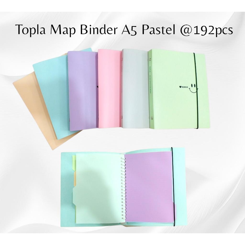 

[SDW] pekanbaru/Map Binder Topla Warna Pastel A5