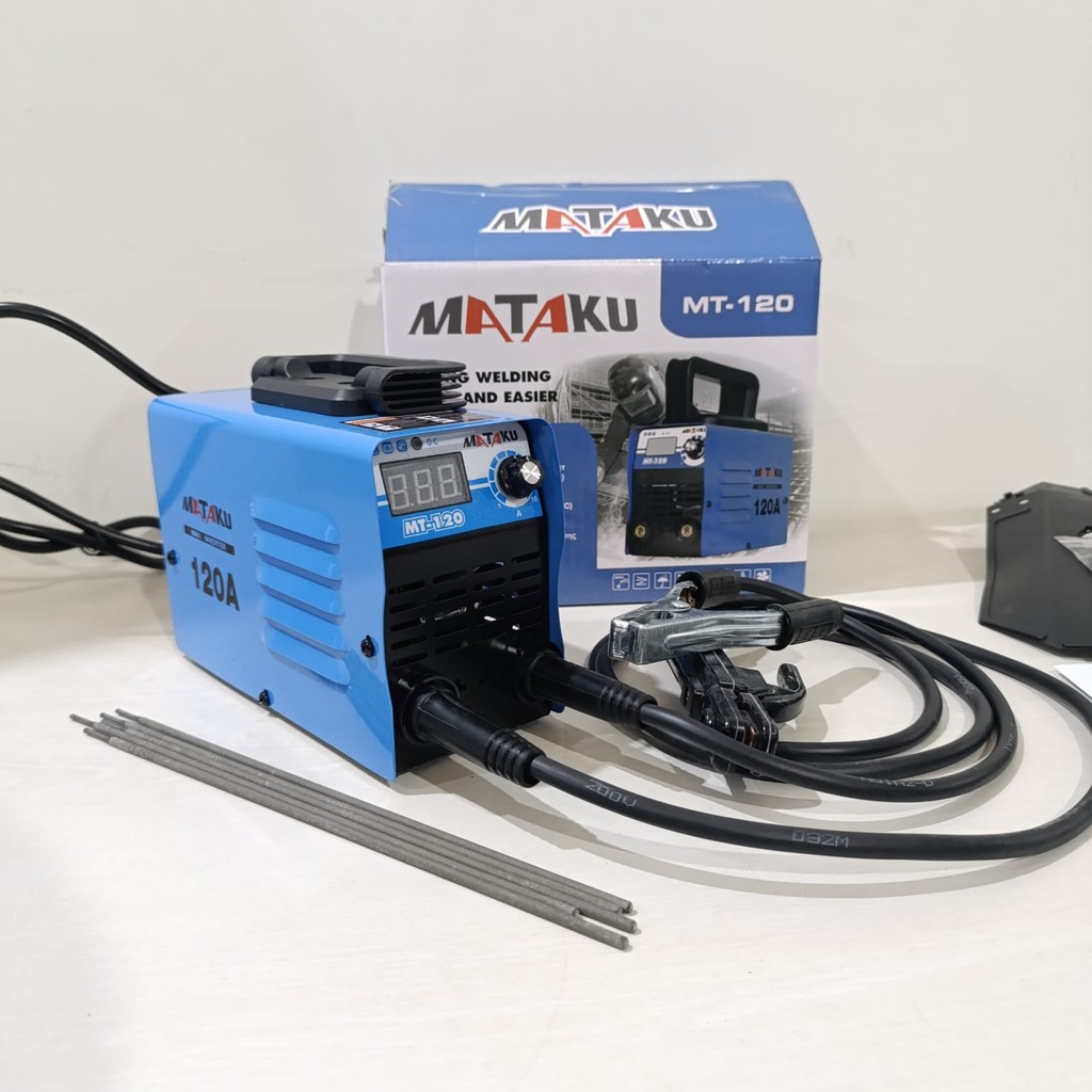 Paket ( 2 ) Item - Mataku Mesin Las 120A + Nikko Kawat Las 2.0mm ZX2902