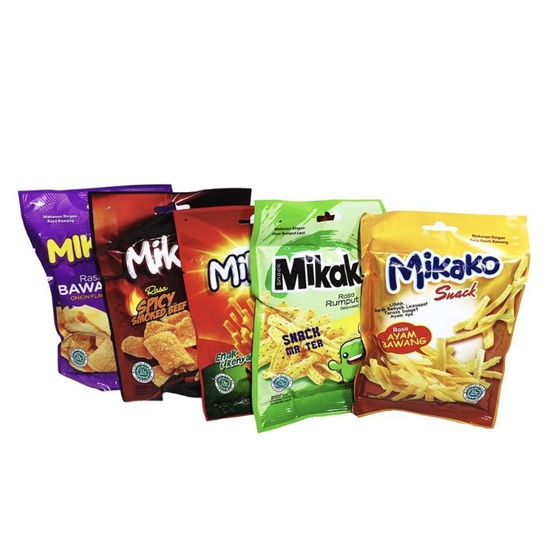 

Bigsale snack mikako 22gr isi 10 bungkus