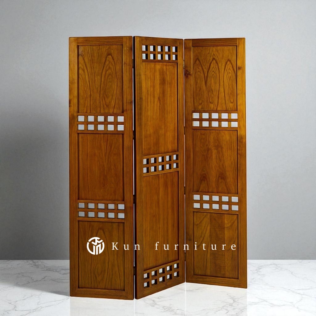 Sketsel Penyekat Ruangan Kayu Jati Minimalis – Partisi Modern