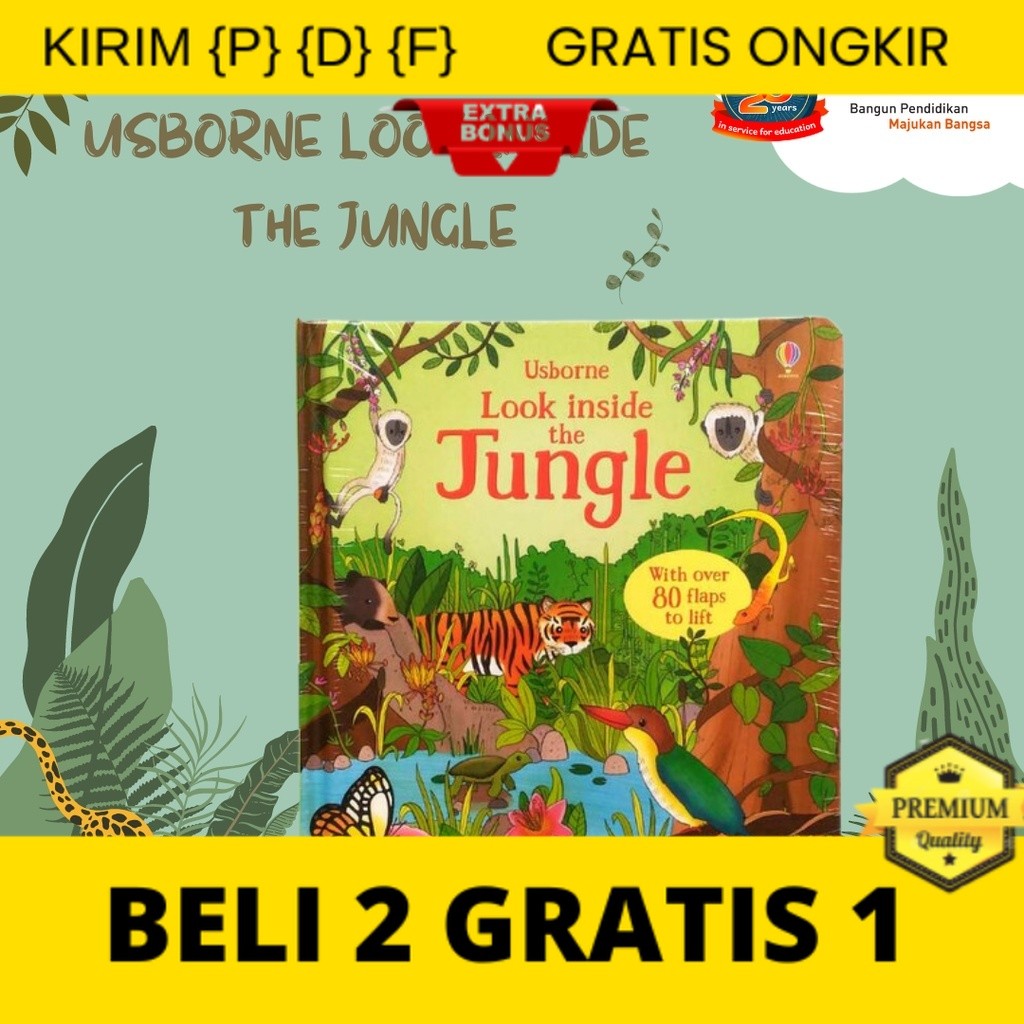 

{P} {D} {F} Look Inside the Jungle | Buku Cerita Anak | Best Seller