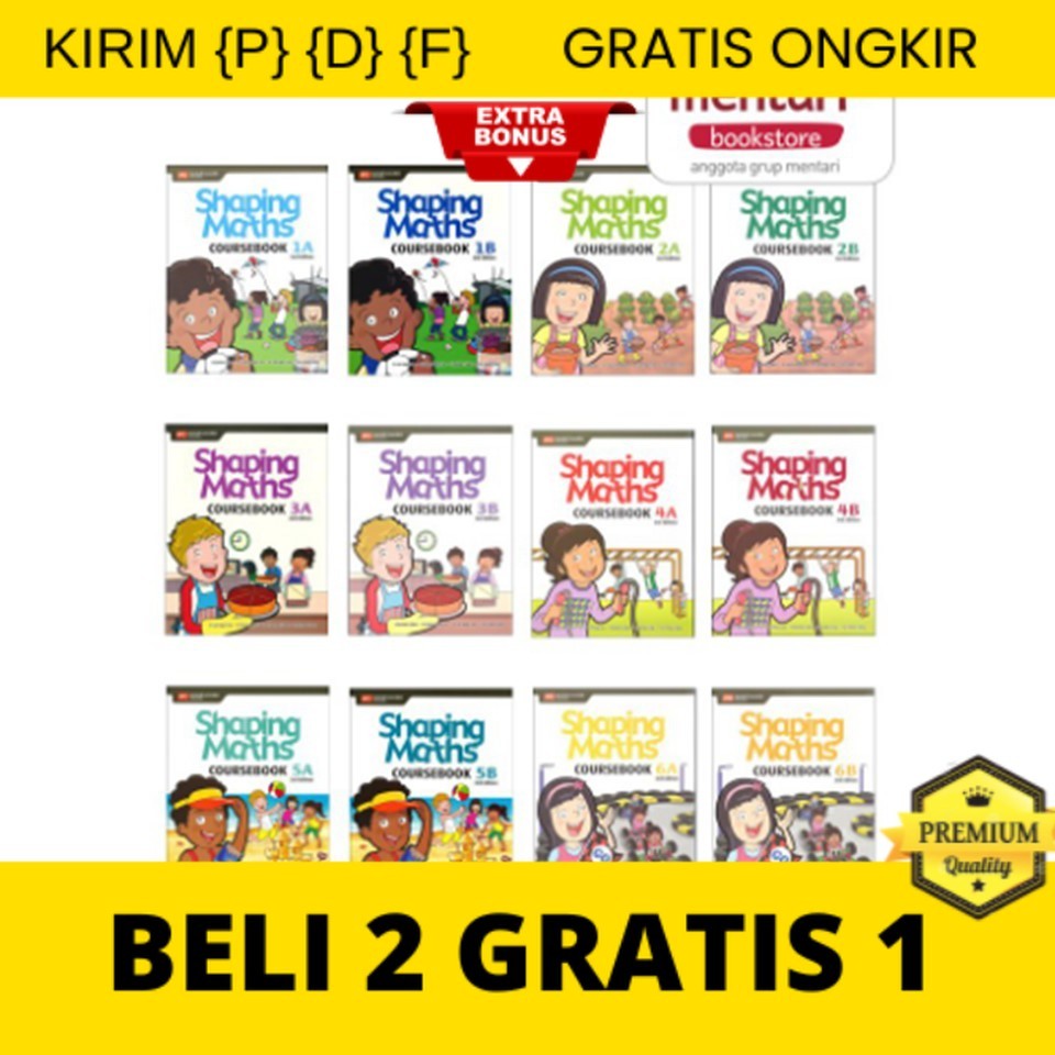 

{P} {D} {F} Shaping Maths Coursebook 3rd Edition | Buku Pelajaran Matematika SD