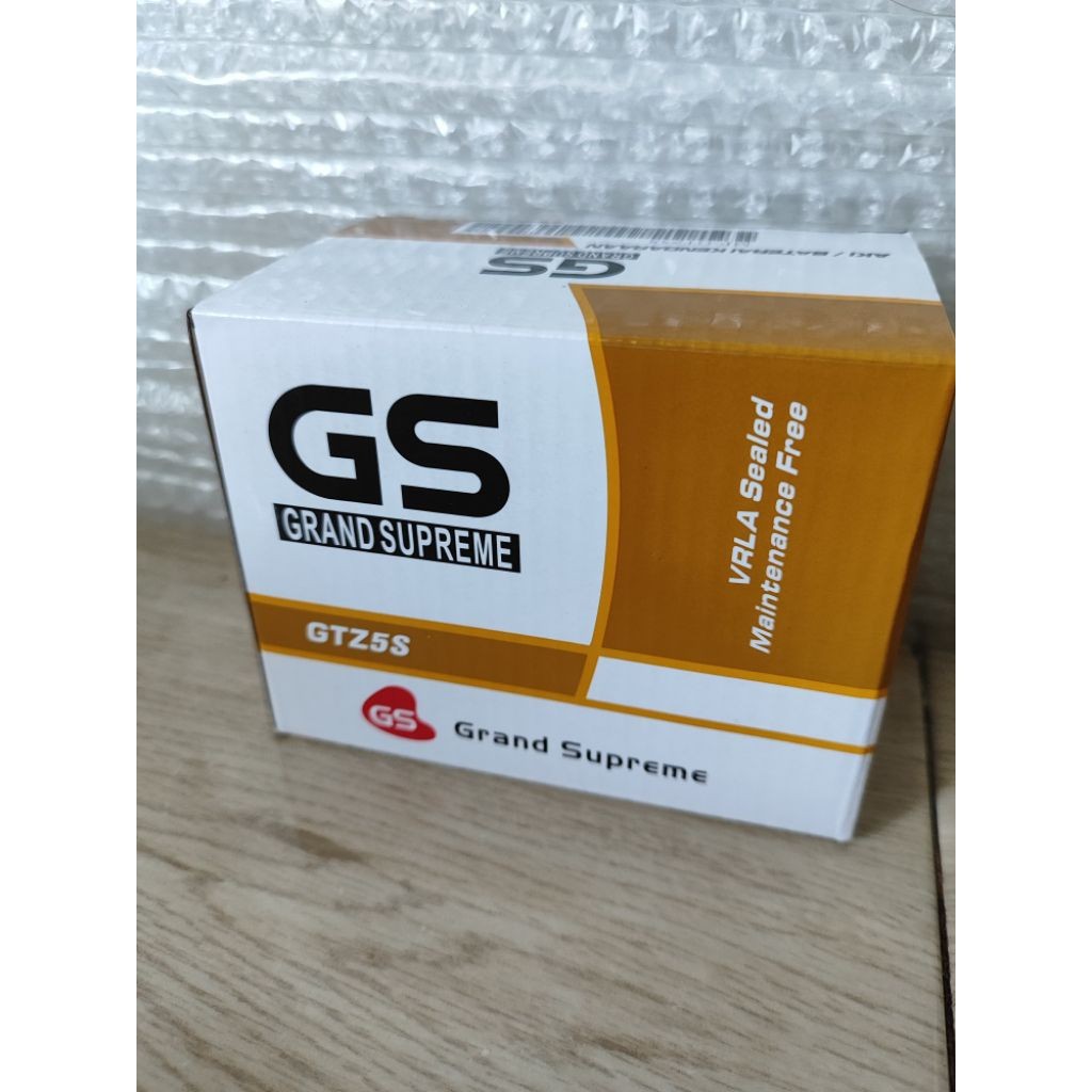 LUNDONGSHOP AKI MOTOR REVO LAMA, REVO ABSOLUTE, REVO FIT, AKI KERING GS GTZ5S GRAND SUPREME 12V 4AH